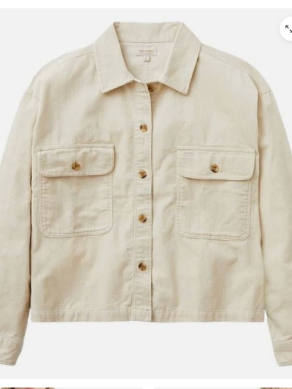 Brixton Bowery Women's Corduroy L/S Flannel- S